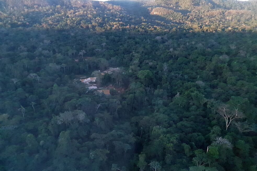 Illegales Goldschürfen auf dem indigenen Land der Kayapo, Bundesstaat Pará, Brasilien, 2019. 