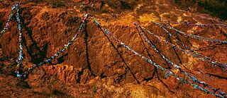 Project Collection: “Como costurar às margens?" (How to sew on the Margins?), São João del-Rei, Brazil, 2019. 81-meter-long installation made with the artists Hana Brener and Ana Pi Videira.