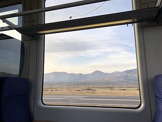 Aussicht auf die Berge bei Sibiu