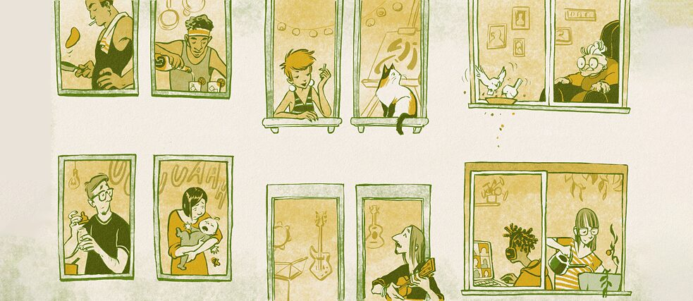 Illustration: “Cada macaco no seu galho” by Beatrice Davies 