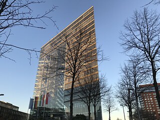 Eine Fassade des Stadttors