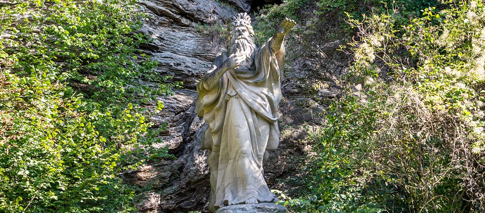 „Wer reitet so spät durch Nacht und Wind?“ Jena hat den Erlkönig aus dem Gedicht von Johann Wolfgang von Goethe in einer Statue verewigt. 