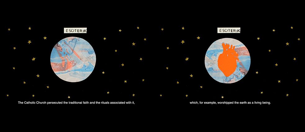dekolonial – Videostandbild aus dem Projekt „Intervention M21“: Das (De-)Koloniale Glossar, Teil 4, Wissenschaftlich - Esoterisch