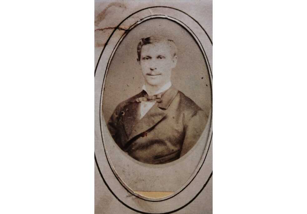 Enrique Böttger, fundador de Oxapampa y dueño de un fundo en el distrito de Chontabamba. Autor desconocido. 