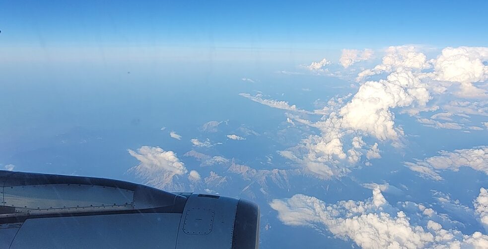 Per Flugzeug von Frankfurt nach Tbilisi