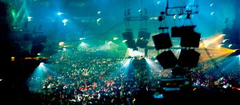 Tens of thousands of ravers gathered together for one night: Mayday 1994 in Dortmund.