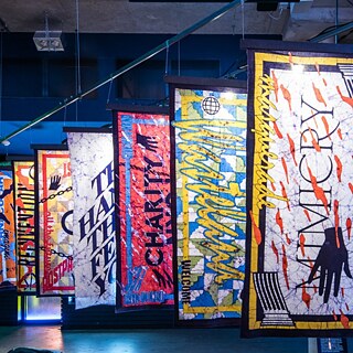 A glimpse into the exhibition "The Hand That Feeds You"