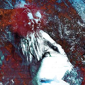 Ein Werk von Lada Suomenrinne: zwei Frauen umarmen sich