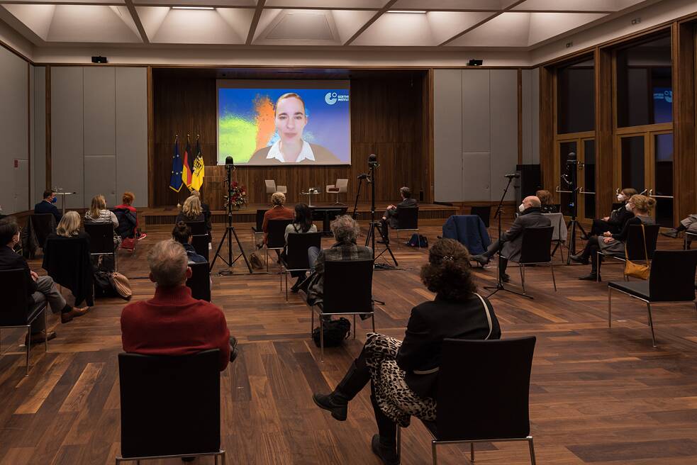 Begrüßungsworte von Dr. Franziska Humphreys