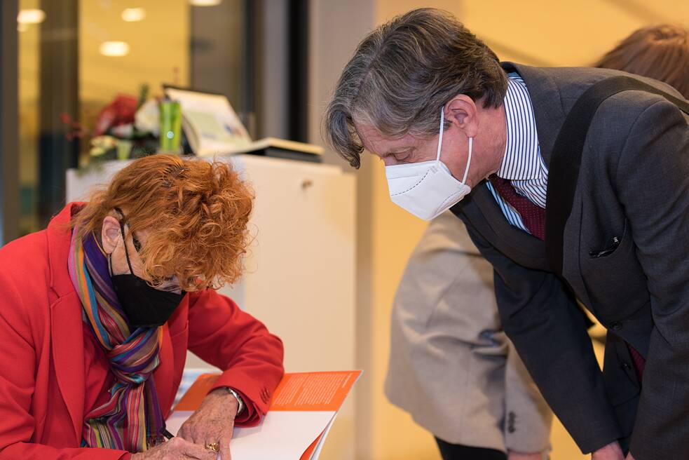 Autogrammstunde Herlinde Koelbl