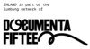 Logo documenta fifteen 