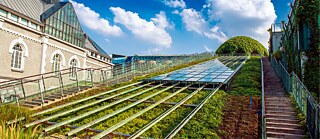 An ecological mordern building of Library in Europe