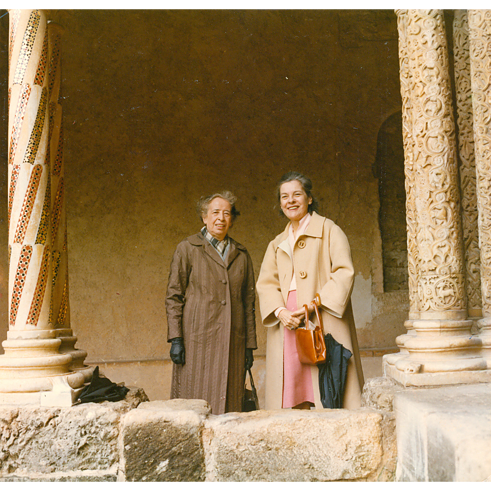 Hannah Arendt and Mary McCarthy in Sicily. 1971.