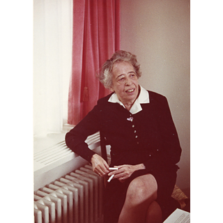 Hannah Arendt, Marbach. 1975.