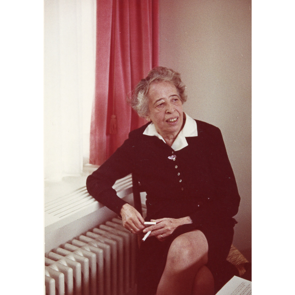 Hannah Arendt, Marbach. 1975.