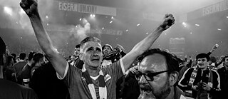 Fans von 1. Fußballclub Union Berlin