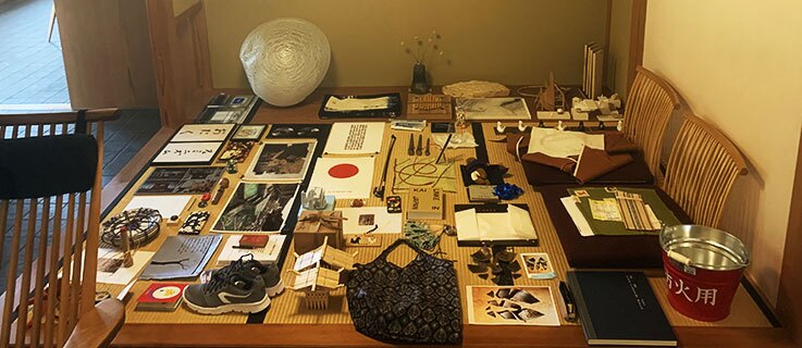 Ausstellung Verbindungsstücke, Tokonoma