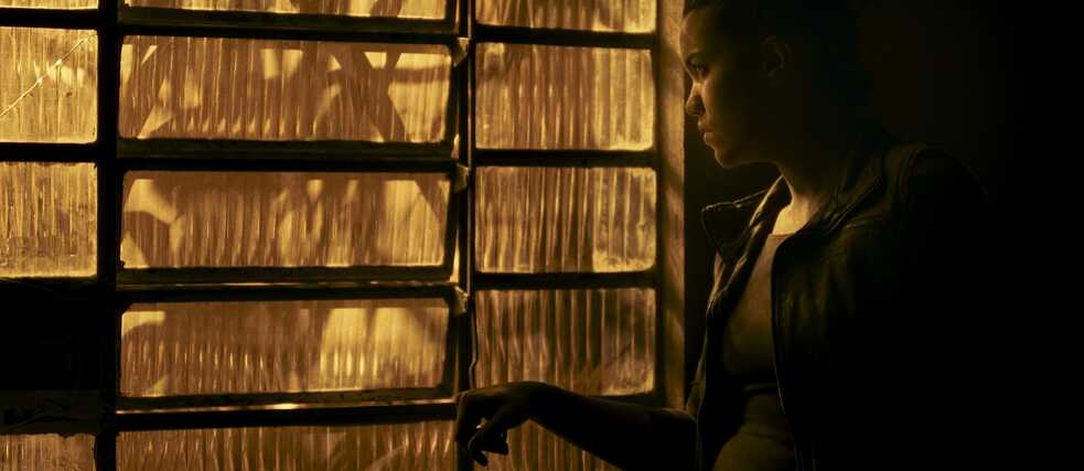 „Dry Ground Burning“, Brasilien, 2022. Regie: Adirley Queirós, Joana Pimenta. Im Bild: Joana Darc Furtado. Berlinale, Forum, 2022