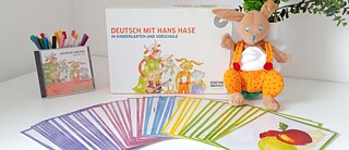 Deutsch mit Hans Hase in Kindergarten und Vorschule &copy; Foto: Archiv Goethe-Institut Ljubljana Deutsch mit Hans Hase in Kindergarten und Vorschule