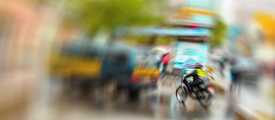 Biker from the series “Daily Life”, Brazil 2020. 