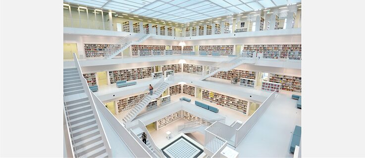 Městská knihovna Stuttgart (Německo)