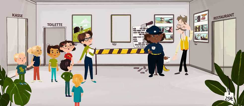 Screenshot of the computer game "The picture is gone!"
