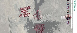 Ausschnitt v. der Karten-Grafik, Nil Konflikt v. Guy Saggee 