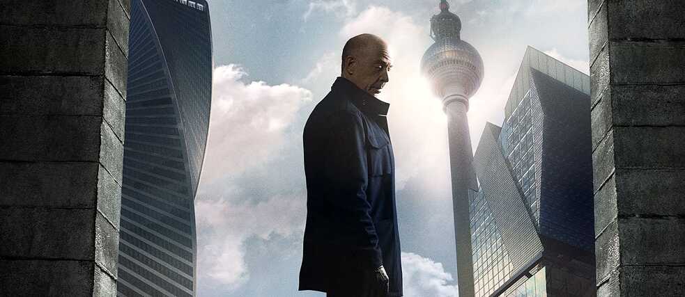 Key art der Starz original Serie „Counterpart“