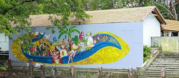 Straßenkunst war Balsam für viele Inder, die während einer verheerenden Coronavirus-Pandemie in ihren Häusern eingesperrt waren.