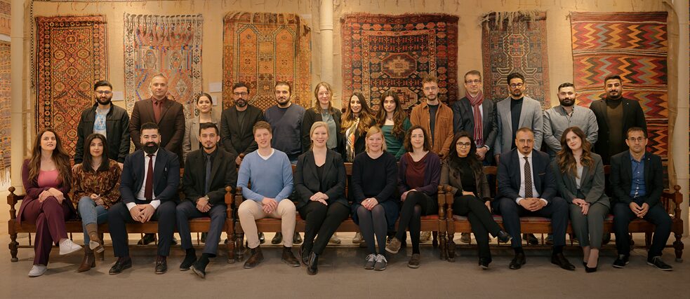 Gruppenbild vom Team des Goethe-Instituts Irak 