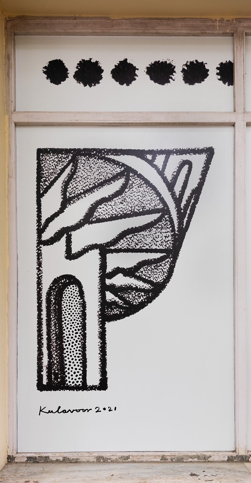 Window Mural - day 10