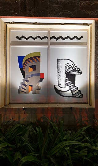 Window Mural - night 3