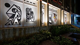 Window Mural - night 1