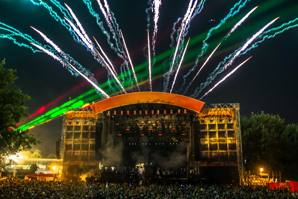 Die große Bühne des Summerjam.