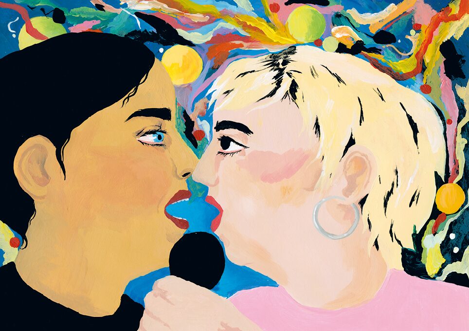 Illustrazione tratta da <i>Io e Melek</i>, graphic novel di Lina Ehrentraut