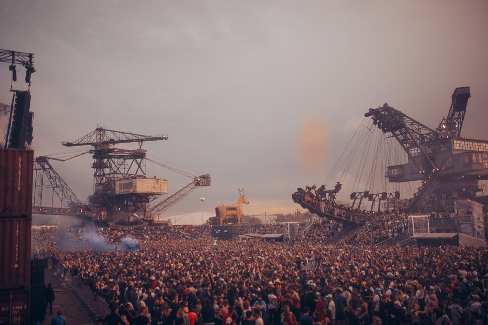Eindrucksvolle Kulisse in Ferropolis