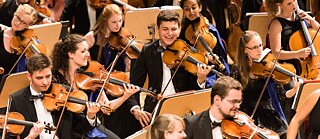 Euyo editor - The European Union Youth Orchestra performing at The Young Euro Classic international festival in Berlin, 2015.