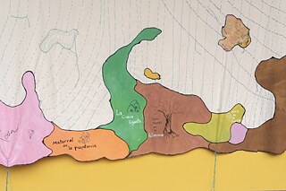 Obra "La Mapa" en el Centro Cultural de San Marcos
