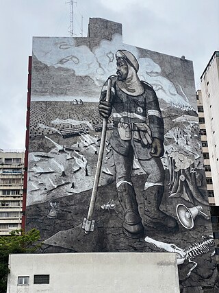 „Waldbrandbekämpfer“, Mundano, 2021