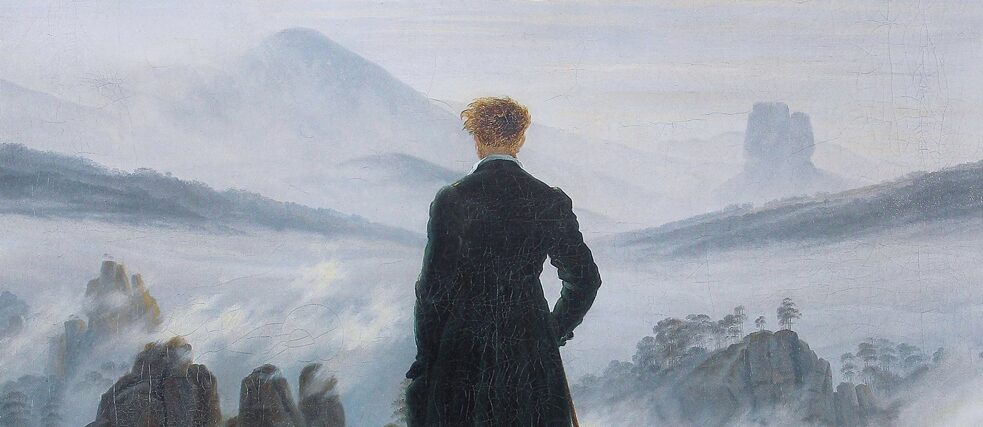 Caspar David Friedrich - Der Wanderer über dem Nebelmeer, 1817