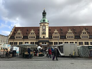 Wochenmarkt auf dem Marktplatz