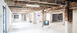 TECHNO WORLDS, exhibition view at the aqb in Budapest, 2021