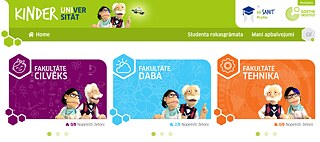 Digitālā universitāte bērniem, sākuma lapa &copy; © Goethe-Institut Digitālā universitāte bērniem, sākuma lapa