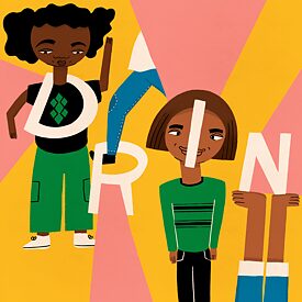 Illustration von BIPoC-Kindern