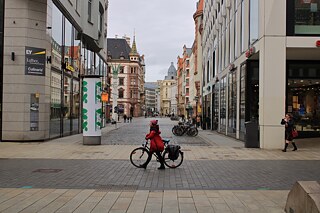 Kreuzung zwischen Grimmaische Straße und Ritterstraße