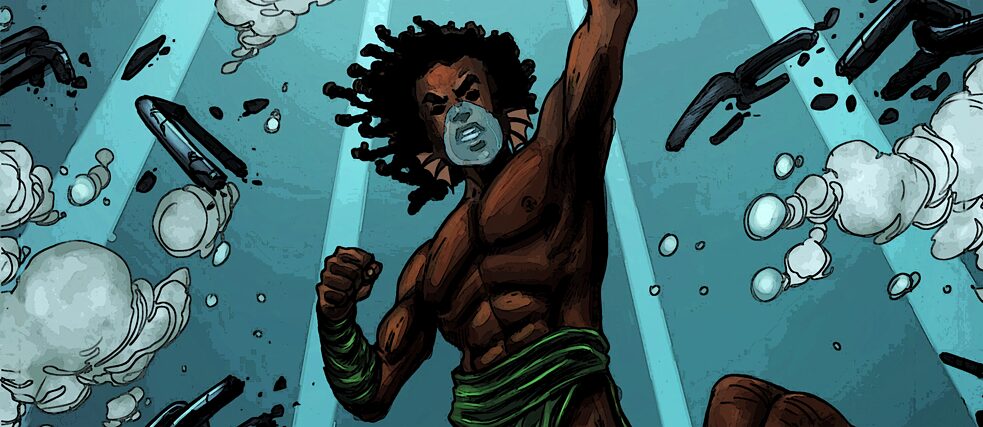 AbuQadim Haqq, Leo Rodrigues und Hector Rubilar, Drexaha breaking the chains of slavery