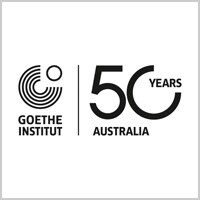 Logo 50 Jahre Goethe-Institut Australien
