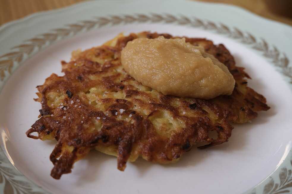 Kartoffelpuffer & Apfelmus