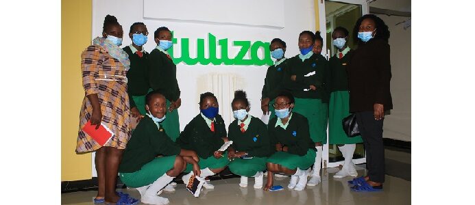 Students at Tuliza FM