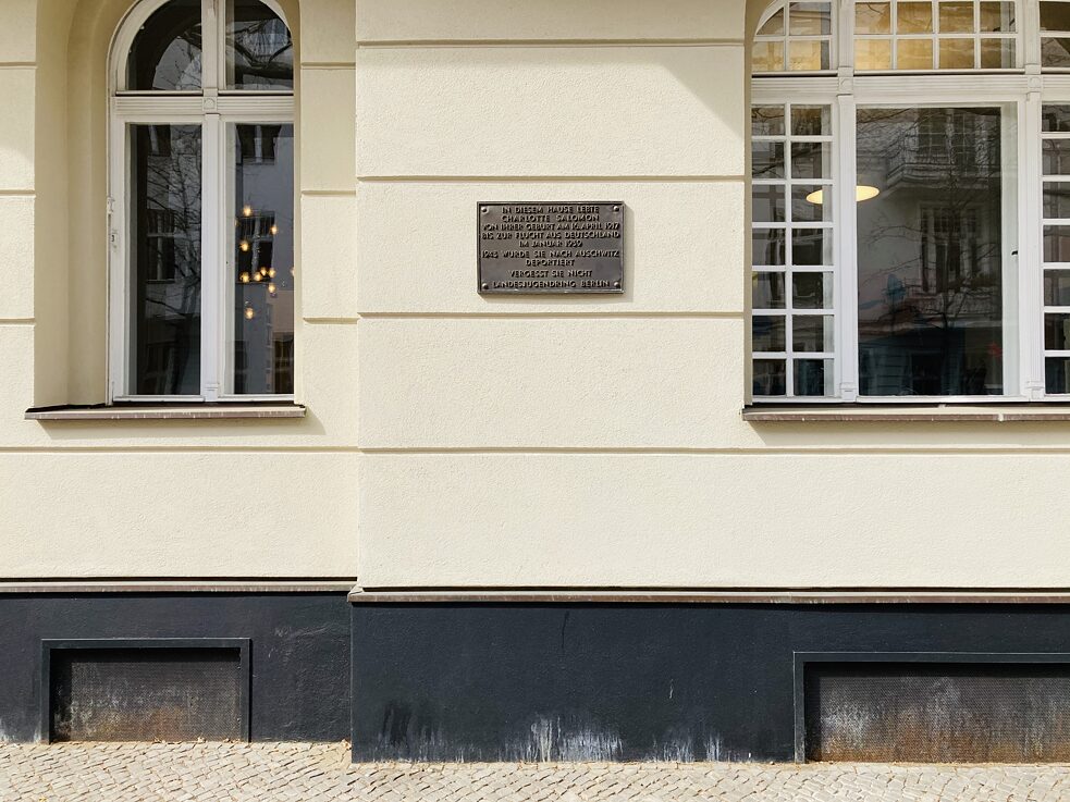 La casa natale di Charlotte Salomon a Berlino
